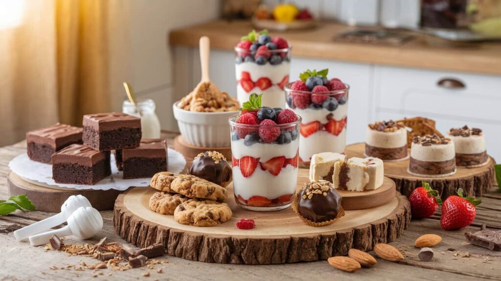 high protein low calorie desserts	